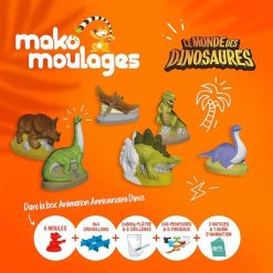 Mako moulages Box Animation Anniversaire Mako Moulages "Monde Des Dinosaures" 39077 Jeux De Soci T