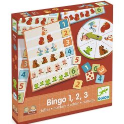 Djeco Bingo 1, 2, 3 Chiffres Eduludo Djeco 8258 Jeux De Soci T