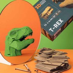 Cartonic Puzzle Sculpture 3D En Carton - T-Rex - Cartonic Jeux De Construction