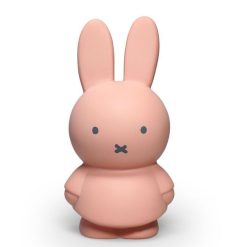 Peluches Miffy & Snoopy Tirelire Miffy - Atelier Pierre Junior - 19Cm - Rose Poudr D Coration Enfants