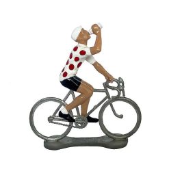 Bernard & Eddy Figurine Cycliste "Assoiff " Maillot Blanc Pois _ Bernard & Eddy Jouets Garage, Voitures