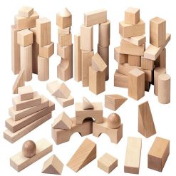 HABA Premiers Blocs De Construction En Bois Haba 1070-Bo Te Medium Jouets Cubes En Bois