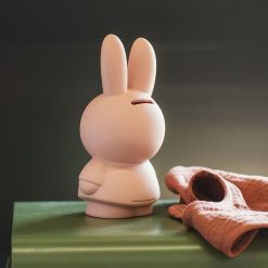 Peluches Miffy & Snoopy Tirelire Miffy - Atelier Pierre Junior - 19Cm - Rose Poudr D Coration Enfants