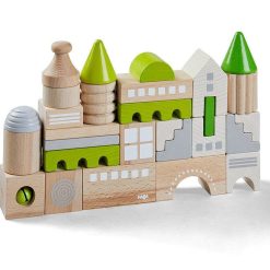 HABA Blocs De Construction En Bois "Cobourg" Haba 305456 Jouets Encastrer, Empiler