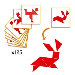 Djeco Tangram Jeu Sologic De Djeco 8470 Jeux De Soci T