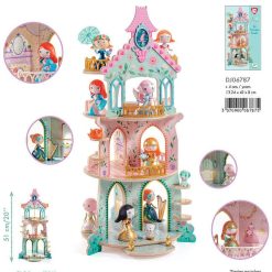 Djeco Ze Princess Tower Arty Toys Djeco 6787 Ch Teau Fort En Bois