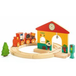 Djeco Mini Train Djeco 6389 Jouets Tirer, Pousser