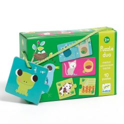 Djeco 10 Puzzles Duo "Habitat Des Animaux" Djeco 8164 Puzzles 1Er Age