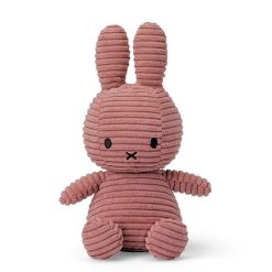 Peluches Miffy & Snoopy Peluche Miffy En Velours C Tel Vieux Rose 23Cm Peluches Naissance, Doudous