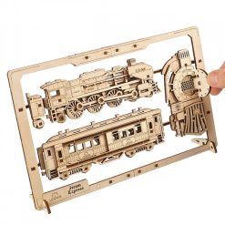 UGEARS models Locomotive Vapeur Ugears Puzzle 2,5D En Bois Jeux De Construction