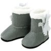 Petitcollin Bottes Grises Fourr Es Blanches Pour Poup Es De 34 Cm Petitcollin Poup Es, Peluches