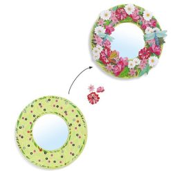 Djeco 3 Miroirs D Corer "Douceur Florale" Diy Djeco 7908 Bricolage Enfant