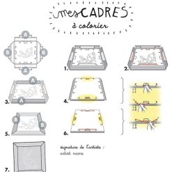 PIROUETTE CACAHOUETE 4 Cadres Licornes Colorier Et Fabriquer Pirouette Cacahou Te Dessin, Peinture, Coloriage