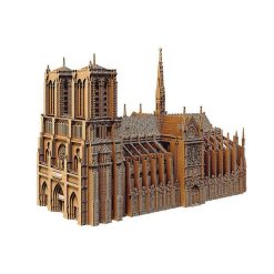 Cartonic Puzzle Sculpture 3D En Carton - Notre-Dame De Paris - Cartonic Jeux De Construction