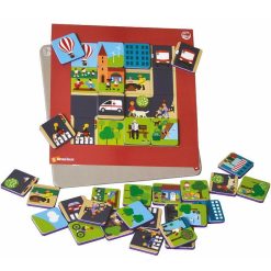 SEPP jeux Jeu Puzzle Magn Tique 'Ma Petite Ville' Sepp Jeux Jeux De Soci T