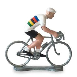 Bernard & Eddy Figurine Cycliste Maillot Champion Du Monde _ Bernard & Eddy Jouets Garage, Voitures