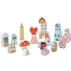 VILAC Cubes De La Ville "Tiny City" De Suzy Ultman Vilac 8902 Jouets Cubes En Bois