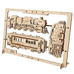 UGEARS models Locomotive Vapeur Ugears Puzzle 2,5D En Bois Jeux De Construction