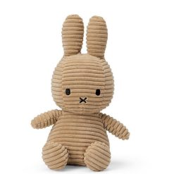 Peluches Miffy & Snoopy Peluche Miffy En Velours C Tel Beige 23Cm Peluches Naissance, Doudous