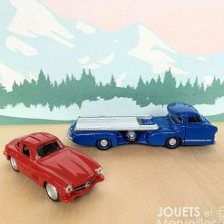 NOREV Camion Mercedes Transporteur + Mercedes 'Papillon' 1955 Norev Jouets Garage, Voitures