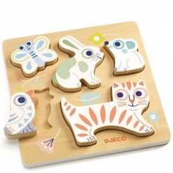 Djeco Babyanimali, Puzzle D'Encastrement Djeco 6121 Jouets Encastrer, Empiler