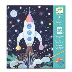 Djeco Cartes Gratter 'Mission Cosmique' Djeco 9727 Cartes Gratter