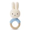 Peluches Miffy & Snoopy Hochet Anneau De Dentition Miffy En Crochet - Just Dutch - Bleu Pastel Jouets D' Veil, Hochets