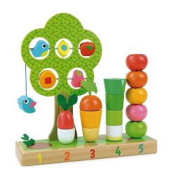 VILAC J'Apprends Compter Les L Gumes Vilac 2469 Jouets Encastrer, Empiler