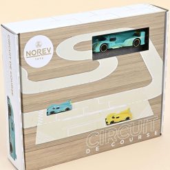 NOREV Circuit De Course Norev, Coffret De Routes 18 Pcs Jouets Garage, Voitures