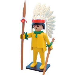 PLASTOY Le Chef Indien Et Son Cheval Playmobil Collectoys Plastoy D Co Design