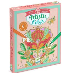 Djeco Artistic Color "Flore" Djeco 9477 Dessin, Peinture, Coloriage