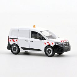 NOREV Renault Kangoo Van 2023 Blanc Avec Bandes Signal Tiques Rouges, Voiture Norev 1-64 Jouets Garage, Voitures