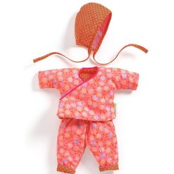 Djeco Tenue Petunia, V Tement De Poup E Petit Pan Pour Pomea De Djeco 7752 Poup Es, Peluches