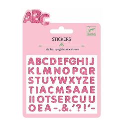 Djeco Mini Stickers 'Lettres Paillettes' Djeco 9764 Autocollants Et D Calcomanies