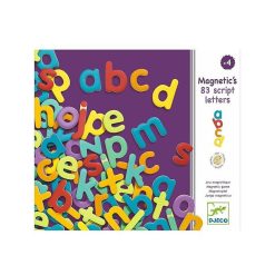 Djeco Lettres Minuscules Magn Tiques En Bois Djeco 3102 Jeux De Soci T