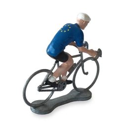 Bernard & Eddy Figurine Cycliste Maillot Champion D'Europe _ Bernard & Eddy Jouets Garage, Voitures