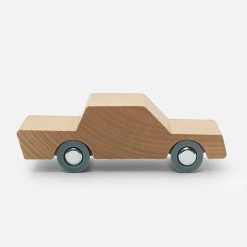 Waytoplay Toys Voiture En Bois Naturel Waytoplay "Back And Forth" Jouets Garage, Voitures