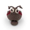 MyuM Jouet Apaisant "Coccinelle Rouge" En Crochet En Coton Bio - Myum -The Veggy Toys Jouets D' Veil, Hochets