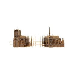 Cartonic Puzzle Sculpture 3D En Carton - Notre-Dame De Paris - Cartonic Jeux De Construction