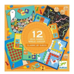 Djeco Coffret 12 Jeux Classiques Adapt S Aux Petits Djeco 5218 Jeux De Soci T