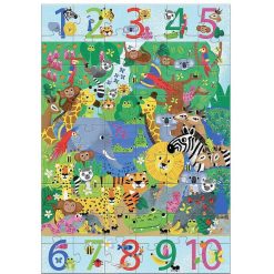 Djeco Puzzle G Ant "1 10 Jungle" 54 Pcs Djeco 7148 Puzzles D S 5 Ans, 54 Pcs