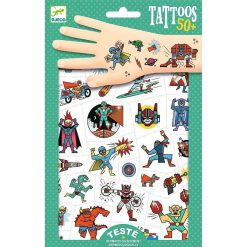 Djeco Tatouages 'Heroes Vs Villains' Djeco 9614 Tatouages Enfants, Maquillage