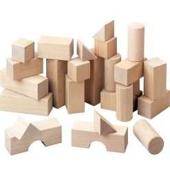 HABA Premiers Blocs De Construction En Bois Haba 1071-Bo Te De Base Jouets Cubes En Bois