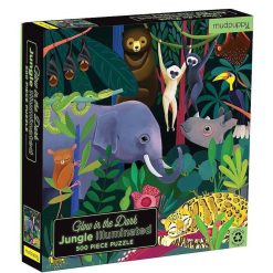 Mudpuppy Puzzle Qui Brille Dans Le Noir "Jungle" 500 Pcs Mudpuppy Puzzles D S 8 Ans, 500 Pcs Et +