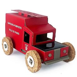 LITOGAMI Autogami Camion De Pompiers De Paris, Voiture Solaire Jeux De Soci T