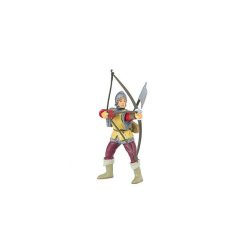 Papo Archer Rouge, Figurine Papo 39384 Ch Teau Fort En Bois