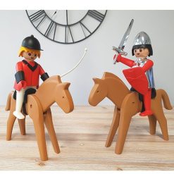 PLASTOY Le Chevalier Et Son Cheval Playmobil Collectoys Plastoy D Co Design