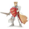 Papo Roi Arthur Rouge, Figurine Papo 39950 Ch Teau Fort En Bois