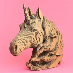 Cartonic Puzzle Sculpture 3D En Carton - Licorne - Cartonic Jeux De Construction