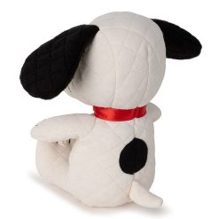 Peluches Miffy & Snoopy Peluche Snoopy Assis En Tissu Matelass Cr Me - 17Cm En Bo Te Cadeau Peluches Naissance, Doudous